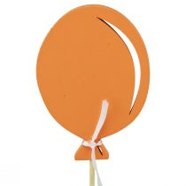 Product Flower plug bouquet decoration cake topper balloon orange 28cm 8pcs