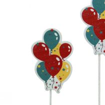 Product Flower plug bouquet decorative cake topper balloons colorful 26cm 15pcs