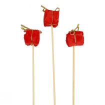 Product Flower plug Christmas package decoration red 2.5cm 15pcs