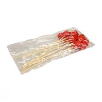 Product Flower pin Christmas package decoration red 2.5 cm 15 pcs