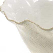 Product Flowerpot Ceramic Planter Flower Cup Plant Pot White Ø19cm