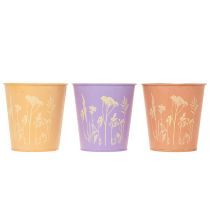 Product ProductName
Set of 3 Metal Plant Pots with Pastel Floral Design, 10cm
ProductDescription
<h2>Decorative Metal Plant Pots with Pastel Floral Design</h2>
<p>Bring charm and character to your home with this set of 3 metal plant pots, featuring a de