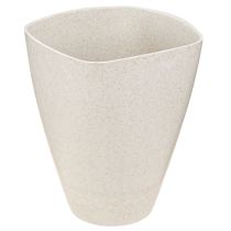 Product Orchid Pot Flowerpot Plastic Beige Mottled 13.5x13cm H16.5cm 4pcs