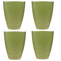 Product Orchid pot, flower pot, plastic vase, green, 16.5cm high, 2 pieces