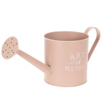 Product Vintage decorative flower pot/watering can, antique rose zinc, Ø16.5cm H17cm