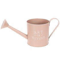 Product Vintage decorative flower pot/watering can, antique rose zinc, Ø16.5cm H17cm