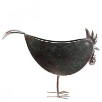 Product Flower Pot Chicken Metal Bird Metallic Rosé 51×16×37cm