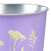 Product Metal flower pot, flower planter, purple, Ø11.5cm, H11.5cm