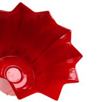 Flower pot plastic red Ø10.5cm 10pcs