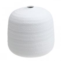 Product Flower Vase, Ceramic Vase, Decorative Vase White Ø19cm H18cm