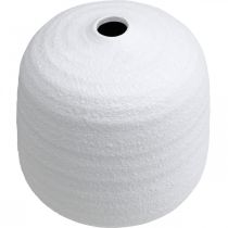 Product Flower Vase, Ceramic Vase, Decorative Vase White Ø19cm H18cm
