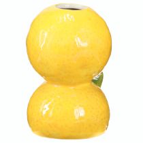 Product Flower vase lemon ceramic vase decoration Mediterranean H13cm