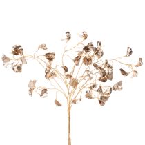 Product Bean Blossom Branch Metallic Artificial Plant Christmas 80cm 3pcs