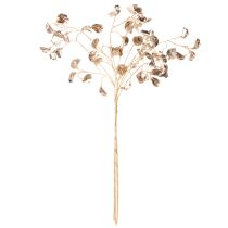 Product Bean Blossom Branch Metallic Artificial Plant Christmas 80cm 3pcs