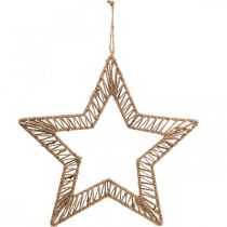 Boho style, decoration Christmas, decoration star W40cm