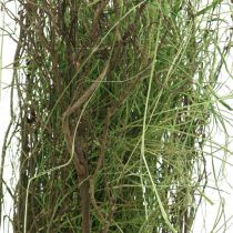Decorative grass bush with branches Dried grass tuft 65×12cm