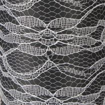 Product Wide lace ribbon table runner lace white 150mm 10m