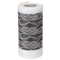 Product Wide lace ribbon table runner lace white 150mm 10m