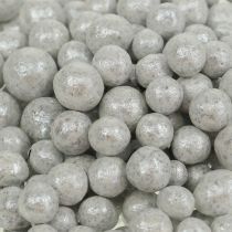 Product Brilliant decorative beads 4mm - 8mm white 1l