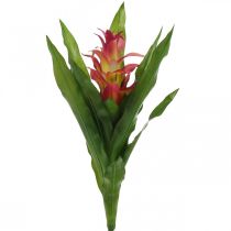 Bromeliad artificial Pink Artificial flower to stick 54cm