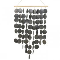 Capiz wind chime, hanging decoration shells wall decoration 68cm