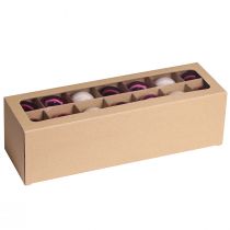 Product Christmas tree balls glass tree balls Berry Mix Ø5cm 24 pcs Berry Pink Beige cream shiny