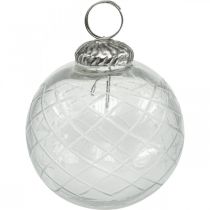 Product Christmas tree balls, Christmas balls transparent Ø7.5cm 3pcs