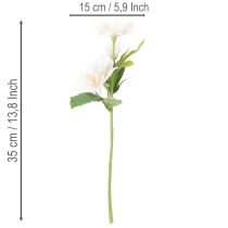 Product Artificial Christmas rose bunch, Christmas bouquet, 35cm, 6 pieces