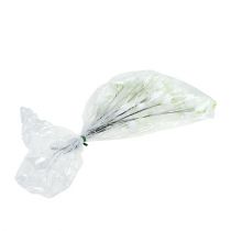 Product Christmas Rose on Wire White 50 Pcs