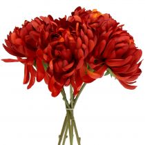 Product Chrysanthemum bouquet vermilion 28cm 6pcs