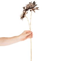 Product Artificial dahlia flower, long-stemmed with two blossoms, 75cm