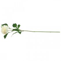 Product Dahlia Artificial Flowers Cream Green 2 Flowers 60cm