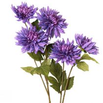 Product Dahlia artificial in lavender with 5 flowers 105cm