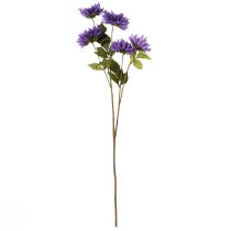 Product Dahlia artificial in lavender with 5 flowers 105cm