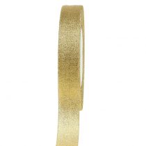 Decorative ribbon gold 15mm 22.5m