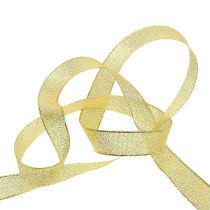 Product Decorative ribbon gold 6mm 22,5m