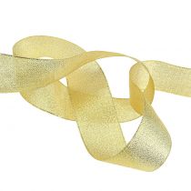 Product Decorative ribbon gold different widths 22.5m