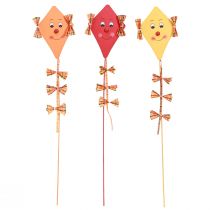 Product Decoration dragon on stick wooden decoration autumn 7,5×10cm 12 pcs