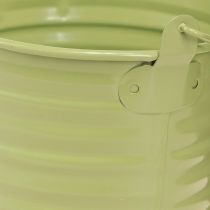 Product Decorative Bucket Metal Plant Pot Handle 4 Colors Ø11cm 8 Pcs