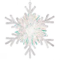 Product Decorative ice crystal snowflake for hanging Ø15cm 3pcs