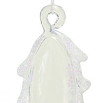 Product Decorative icicles winter decoration for hanging clear white 23m 4pcs