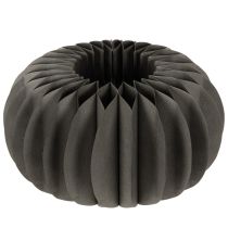 Product Pumpkin honeycomb paper table decoration, foldable, round, 34cm, 2 pieces