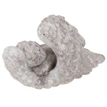 Product Decorative angel sleeping with wings angel figure grave 22.5cm