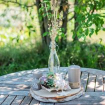 Product Decorative Bottle Bottle Vase Glass Candle Holder H27cm 2pcs