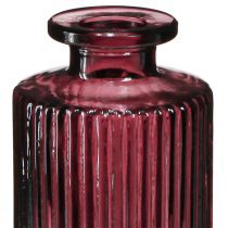 Product Decorative bottles glass retro mini vases Berry H13cm 6 pcs