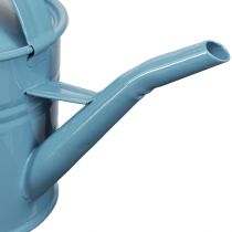 Product Decorative Watering Can Flower Pot Blue Metal 28x13x17cm 1.25l Garden Balcony Decoration