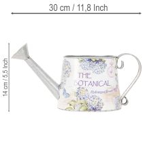 Product Decorative Watering Can Hydrangea Metal Vintage Flowers 30x11x14.5cm