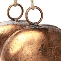 Product Traditional Christmas bells in bronze look, hanging decoration, doorbell ring Ø29cm