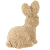 Product Decorative Flocked Sitting Easter Bunnies – 2nd Choice – Spring 10cm 6 pcs