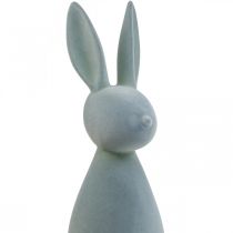 Deco Bunny Deco Easter Bunny Flocked Grey-Green H69cm